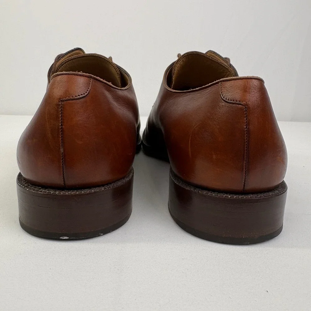 Cole Haan Men's Brown Leather Split Toe Lace Up Derby Dress Shoes Size 13